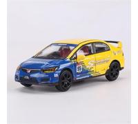 shuishuicui 1 64 For Honda Civic Type R FD2 Spoon Painted Alloy Car Model Toys Collection Decoration Men