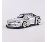 shuishuicui 1 64 For Honda S2000 Convertible Sports Car Wide Body Modification Alloy Car Model Toy Collection Decoration Men