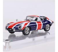 shuishuicui 1 64 For Jaguar E-Type Open Cover Version Convertible/hardtop Classic Car Alloy Car Model Adult Decorative Toy Collection Gift(Multi-colored)