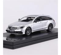 shuishuicui 1 64 For Mercedes-Benz CLS63 Station Wagon Alloy Car Model Adult Ornament Men's Toy Collection Gift 6CM(Silver)