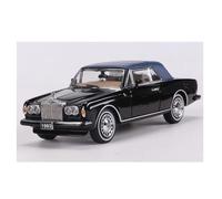 shuishuicui 1 64 For Rolls-Royce Dangerous Road Corniche IV Open-top Classic Car Alloy Car Model Toy Collection Decoration For Men(Black)