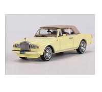 shuishuicui 1 64 For Rolls-Royce Dangerous Road Corniche IV Open-top Classic Car Alloy Car Model Toy Collection Decoration For Men(Yellow)