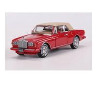 shuishuicui 1 64 For Rolls-Royce Dangerous Road Corniche IV Open-top Classic Car Alloy Car Model Toy Collection Decoration For Men(Red)