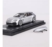 shuishuicui 1 64 For Time Jaguar Palmera Travel Hunting Edition Alloy Car Model Toy Collection Men's 8CM Decorated Desk Gift(Silver)