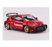shuishuicui 1:64 Toyota Yaris Rocket Bunny Alloy Car Model Toy For Collection, 7cm, Desk Decoration Gift For Men(Red)