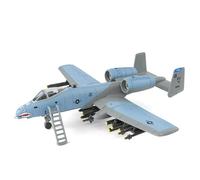 shuishuicui 1 72 Plane Model For A-10 Warthog Attack Aircraft Machine Alloy Adult Toys Collection Men Desk Decoration 9 Inches(Grey)