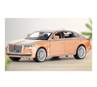 shuishuicui Die-Cast Car Model 1:24 Scale Hongqi H9 Ceremonial Car Die-Cast Toy - 8-inch Decorative Desk Collectible For Gentlemen(Natural)