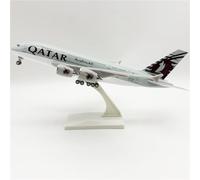 shuishuicui Plan Model For Qatar Airways For Airbus A380 Alloy Resin Aircraft Decoration Collection Men's Static Desk Display 30CM