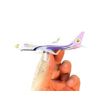shuishuicui Plane Model 1 400 For Thai Royal Bird Airlines For B737-800 Finished Ornament Men's Collection Gift 4 Inches