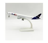 shuishuicui Plane Model For Federal Airways For B777 Alloy Static Display Desk Men Boys Toy Gift 20CM