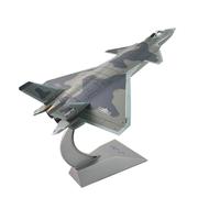 shuishuicui Plane Model For J-20 Stealth Fighter Camouflage Alloy Toy Decoration 17-inch Commemorative Collectible Men's 1:48 Scale(Multi-colored)