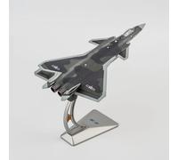 shuishuicui Plane Model For J-20 Stealth Fighter Jet Alloy Toy Decoration As A Commemorative Gift For Men 13-inch 1/60 Scale