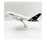 shuishuicui Plane Models For Federal Aviation For A380 Alloy Resin 30CM Desk Decoration Static Display For Men Collectible Toys