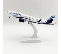 shuishuicui Plane Models For India Indigo Aero For A320 Alloy Static Display Collection For Men Boys 20CM Decoration Desk Memorial
