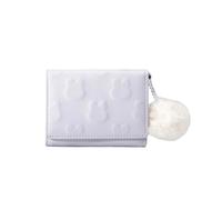 SHUIXIAYUE Cartoon Small Wallet Cute Short Wallet Women's Solid Color Cute Pattern Simple Multi Card Bag Zero Wallet(Double Sofa 2)