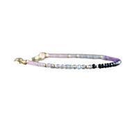 SHUIXIAYUE Empath Protection Bracelet with Black Tourmaline Rose Quartz Amethyst Labradorite, Crystals Jewelry, Adjustable Healing