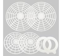 SHUIYUE 6 Pcs Set Fermenting Weights Pickle Press Tool Includes 2 sealing rings,for Wide Mouth Jars Jar Pickle Picker Grabber Fermentation Tool Press Supply（12cm+15cm）