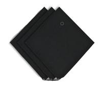 SHUKAN FASHIONS - TRIPLE PACK OFFER NEW PLAIN BLACK + PLAIN BLACK + PLAIN BLACK BANDANA BIKER COW BOY COW GIRL NECK SCARF NECK WRIST WRAP