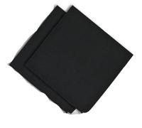 SHUKAN FASHIONS - TWIN PACK OFFER NEW PLAIN BLACK + PLAIN BLACK BANDANA BIKER COW BOY COW GIRL NECK SCARF NECK WRIST WRAP