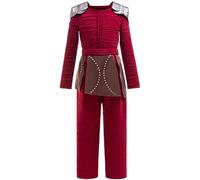 Shukqueen Girls Cosplay Costume Train Dragon Astrid Halloween Christmas Dress up Clothes Top Skirt Pant 3Pcs Suit 110cm