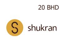 Shukran BHD 20 Gift Card BH