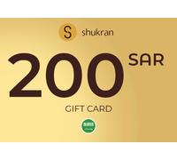 Shukran Gift Card 200 SAR Key - SAUDI ARABIA