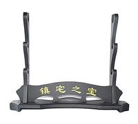 SHULI Japanese Samurai Sword Holder Katana Knife Wakizashi Tanto Sword Stand Sword Table Display Rack-3 Layer