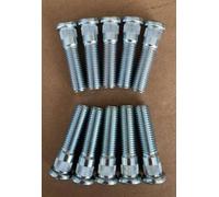 SHULIY 10PCS M12-1.5 Serrated Wheel Studs 610-748 12.9mm Knurl 47.8mm UHL Replacement for 2013-2016 Lincoln MKZ; 2013-2020 Ford Fusion, Ranger 2019-2024, Bronco 21-24