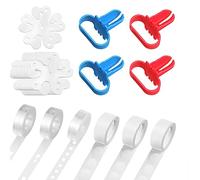 SHULLIN 30 pcs Balloon Garland Decorating Kit Arch Tape Strips Kit Decorating Strip Tape Roll Knotter for DIY Balloon Garland Arch