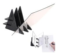 SHULLIN Optical Picture Drawing Board A4 Picture Reflection Projector Painting Board Optical Drawing Projector Portable Optical Reflection Drawing Board for Mobile Phone Tablets Children Beginners