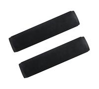 SHULLIN Pack of 2 Seat Belt Shoulder Pads Seat Belt Protector Padding Seat Belt Pad Car Premium Belt Pad with Velcro Fastener for Car Seat Belt (Black)