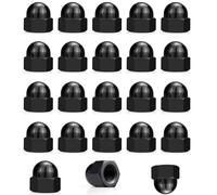 SHULLIN Pack of 20 Cap Nuts M8 Stainless Steel Cap Nuts Cap Nuts High Shape Hexagonal Threaded Rod Cap Nuts High Quality Cap Nuts Galvanised Cap Nut for Screws Threaded Bolts (M8)