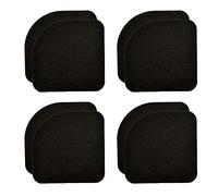 SHULLIN Pack of 8 silent feet pads, noise-dampening mat, washing machine mat, vibration damper pads, anti-vibration pads, 7.7 x 7.7 x 0.7 cm, universal vibration damper for household appliances