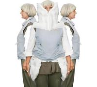 SHUMIAO Protective Vest for the Elderly, Intelligent Anti-Fall Airbag Vest Controlled via App, With Remote Monitoring Alarm/Positioning/Emergency Call/Sports Recording Function Women'sblue-M