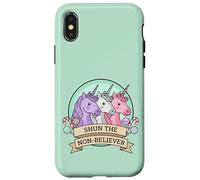 Shun The Non-Believer Funny Charlie Unicorn Sarcasm Meme Case for iPhone X/XS