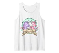Shun The Non-Believer Funny Charlie Unicorn Sarcasm Meme Tank Top