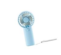 ShunChengFa AAA Battery Powered on Fan Small Portable Battery Powered Fans with 1Speeds, 5'' Quiet Personal Fan for Bed, Camping, Outdoor,Wireless Desk Fan，No battery configured(blue one)