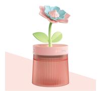 ShunChengFa Landscape Night Light Humidifier with 2 Mist Modes, 320mL Large Tank Whisper-Quiet for Baby/Nursery/Office, Portable Mini Air Moisturizer (Gardenia pink)
