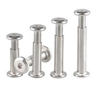 SHUNCHG 10pcs Furniture Connecting Screws M6x20mm Cabinet Connector Bolts,Hex Drive Socket Cap Bolts Barrel Nuts Sleeves Cupboard Joining Fixing Bolt for Frames Wood Boards