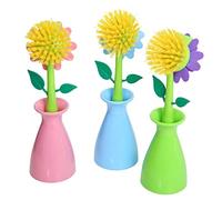 Shunfaji Cleaning Brush for Dishes, Pans, Kitchen, Kitchen Tools, Kitchen Accessories, This is a Multifunctional Kitchen Tool and a Beautiful Kitchen Ornament (3 Pieces)