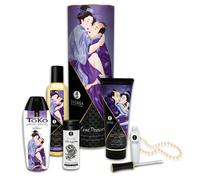 Shunga Luxury Gift Set Carnal Pleasures Toko Massage Oil Lube Stimulant Cream