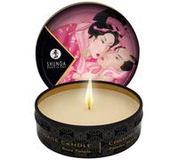 Shunga Mini Massage Candle Rose Petal 30ml