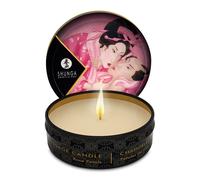 Shunga Erotic Art Aphrodisia Mini Massage Candle, 1 Oz (30 mL), Rose Petals