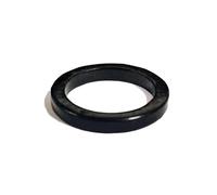 Shungite Ring Crystals and Healing Stone Band Rings for Women Men Crystal Protection, 50%-70% Carbon Shungite (7.75(18mm)), Black(7.75(18mm))