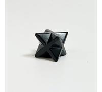 Shungite Stone Merkaba Sacred Star and Polyhedron Set - Crystal Geometry Collectibles Teaching aids- Protection Sacred Meditation Energy Generator Healing Chakra (Merkaba)