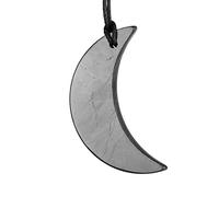 SHUNGITE TOLVU Shungite Necklaces - Various Geometric Shapes Pendants - Authentic Rare Stone, Stone, Shungite