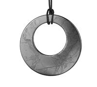 SHUNGITE TOLVU Shungite Necklaces - Various Geometric Shapes Pendants - Authentic Rare Stone, Stone, Shungite