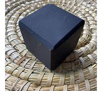 Shungite Unpolished Cube 5cm - Rich in Fullerenes Protection Against EMF's, Authentic Stone from Russia, Balance Energy in Meditation Chakra - Naturesupplies