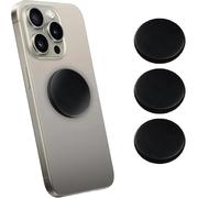 Shungite World, Shungite EMF Protection Cell Phone Sticker. Anti EMF Stickers for Phone and Computer - Round Dot, EMF Blocker Sticker. Radiation Protection, 5G Protector (Polished 20 mm, 3 Pack)