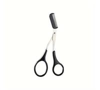 Shungong 3pcs Precision Stainless Steel Eyebrow Scissors With Comb - 2-in-1 Facial Hair Grooming Tool For Perfect Brow Shaping(Plastic handle)